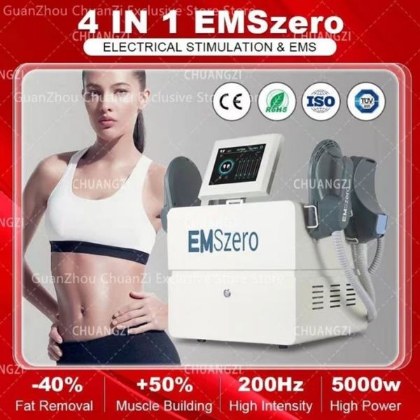 2024 Articoli di bellezza NEO DLS-EMSzero Stimolare Fat Remova 4in1 Costruire la macchina per scolpire il corpo muscolare