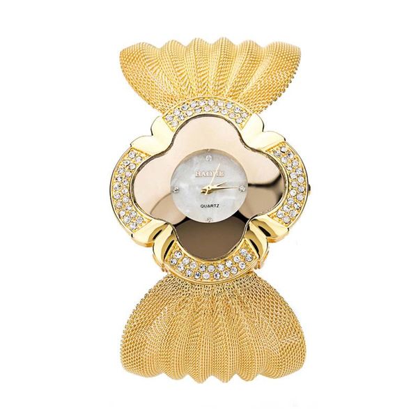 Pulseira de luxo Pulseira de luxo Relógio de diamante brilhante cinto de borboleta feminino Mulheres quartzo shinestone pulsewwatches de pulseira