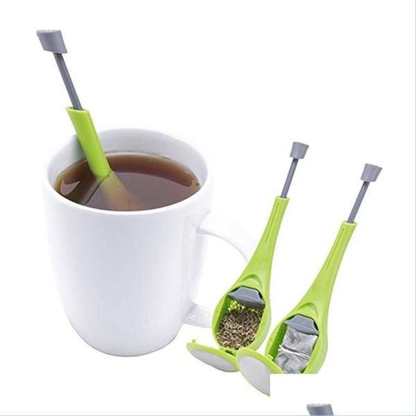 Ferramentas de chá de café Fillers Teaware Fillers Infuser Sile Filter Filter Maker para acessórios para casa Gadget Drop Deliver