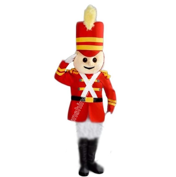 Novo adulto soldado britânico garoto mascote fantasia Top Cartoon Anime Tema Personagem Carnaval Unissex Tamanho Tamanho da Festa de Aniversário de Natal