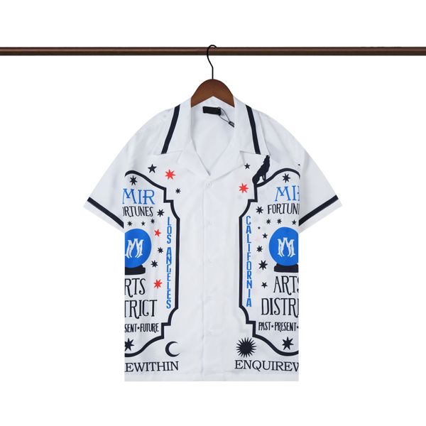 Designer Bowling-Hemd Lässige Button-Down-Hemden für Herren Hawaii-Blumenhemden Herren-Kurzarmkleid Hawaii-Hemd M-3XL