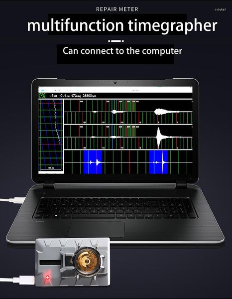 Kit di riparazione per orologi Tester per strumenti di test Timegrapher multifunzione per riparatori Hobbisti Meglio di Weishi No.1000