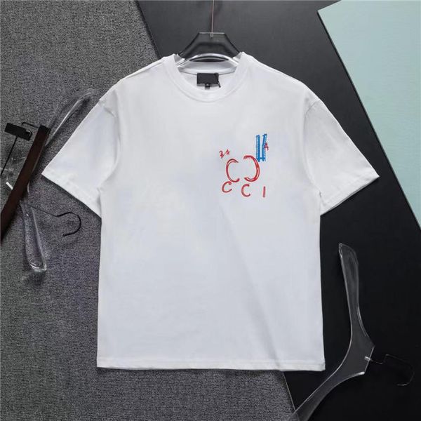 Erkek Tasarımcılar Tişört Erkek Kadınlar Klasik Modern Trend Kısa Kollu Lüks Ürünler Nefes Alabilir Açık Hareket Moda T-Shirt Erkekler