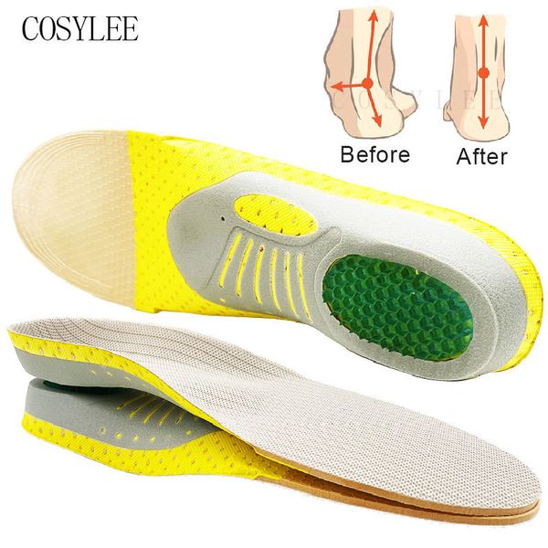 Pièces de chaussures Accessoires Ortic Semelle Arch Support PVC Flat Foot Health Sole Pad semelles intérieures pour s insert rembourré Pieds orthopédiques 230330