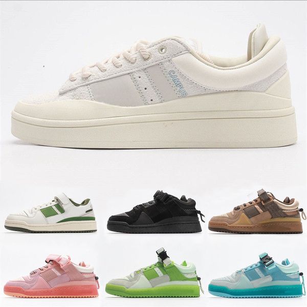 Bad Bunny Campus Light Cream Fórum Baixo Designer Sapatos de Skate De Volta à Escola Rosa Ovo de Páscoa Homens Mulheres Esportes Baixo Tênis 36-45