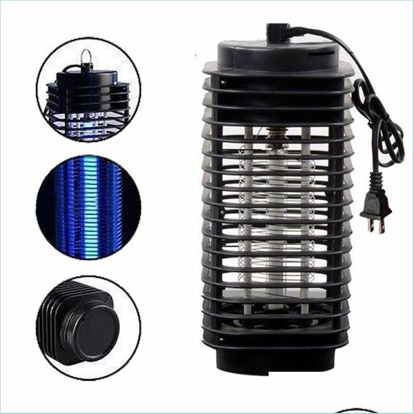 Другое домашнее домашнее Sundries Electric Mosquito Bug Zapper Killer Lead Fanter Flying Lether Flying Insect Patio Patio Outdoor Cam Lamps 110V 220V DHZ5W