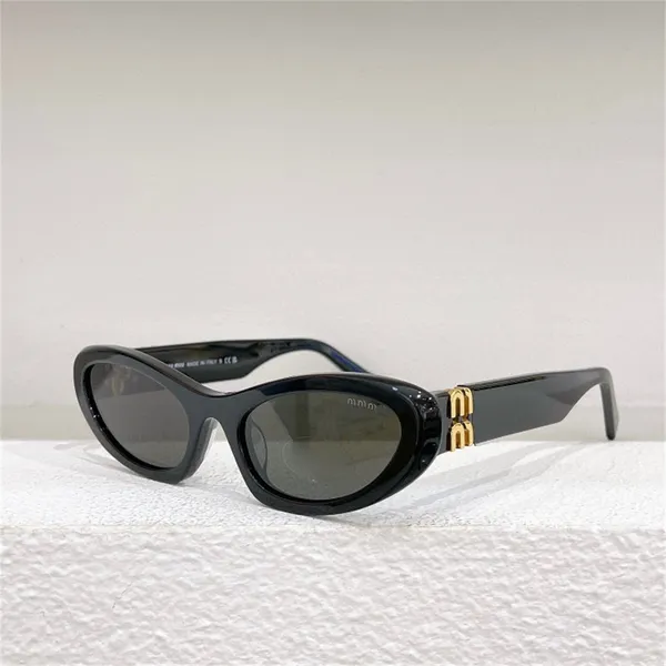 Top-Qualität Luxusmarke Designer-Sonnenbrille für Frauen Fashion Allmähliche Farbe Retro-Sonnenbrille-Strand-Dame Sommer-Art-Sonnenbrille Weiblich Berühmte UV400 Modell MU 09YS