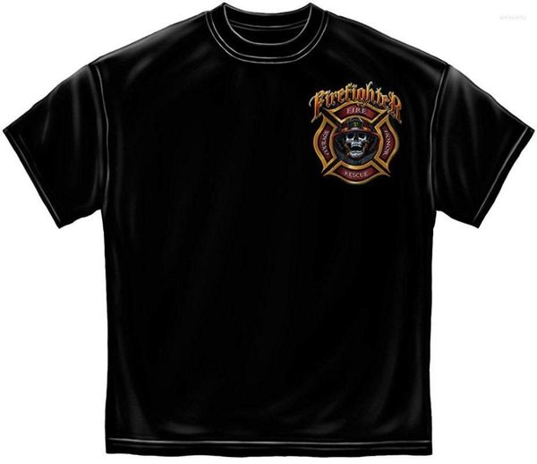 Herren T-Shirts Brand-Clothing Feuerwehrmann T-Shirt - Feuerwehr Geschenke für Männer Feuerwehrmann Malteser T-Shirt