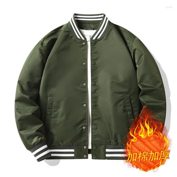 Herrenjacken Herbst Winter Militärische Taktische Männer Amerikanische Bomberjacke Stehkragen Baseball Varsity Windbreaker