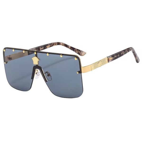 Luxus-Designer-Sonnenbrille New Riding polarisierte Sonnenbrille Fashion Sports Oversize Square Sonnenbrille Radfahren Strand-Sonnenbrille für Männer Frauen mit Box