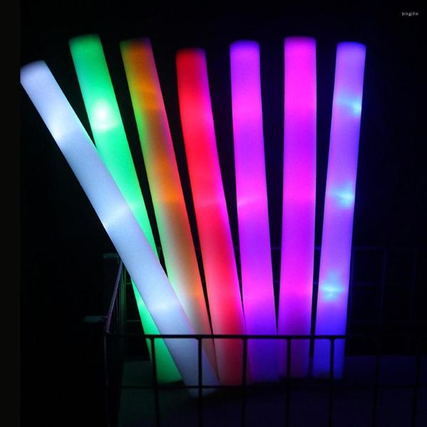 Decorazione per feste 1 pz/lotto bastoncini luminosi sfusi tubo LED colorato cheer nella luce oscura per Natale
