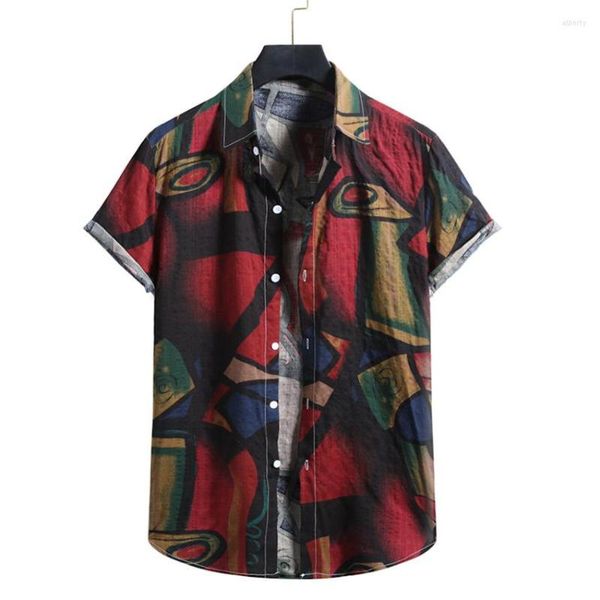 Abbigliamento etnico 2023 Camicie da uomo africano Magliette estive Rich Bazin Dashiki Tribe Style Plus Size Manica corta Africa Moda maschile Streetwear