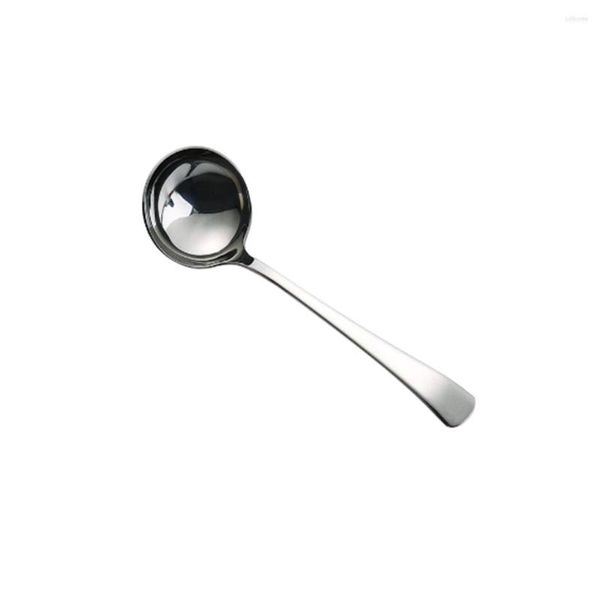 Set di posate Cucchiaino da tè in acciaio inossidabile con manico lungo Riso Dessert Scoop Mestolo da cucina Pentole Tavolo da pranzo Ristorante