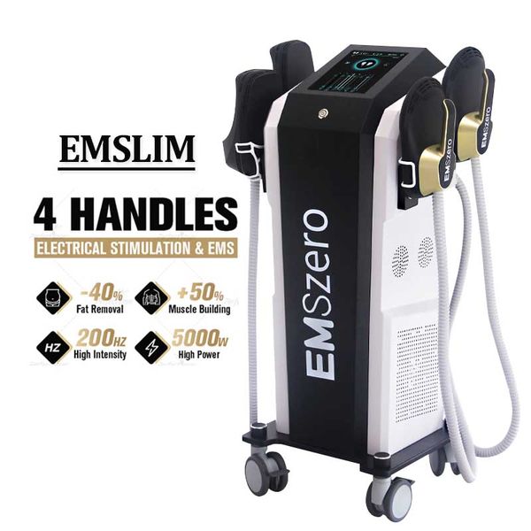 EMS-Muskelstimulatormaschine Emszero EMSLIM NEO RF 14 Tesla Körperschlanker Maschine Nicht-invasive Fettabbau-Armstrahlung Wellness