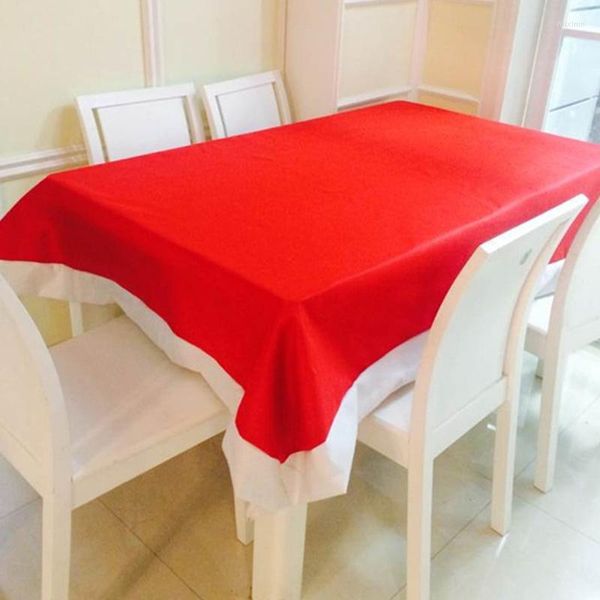 Decorações de Natal Hoomall Table tota Red Home Decoration Kitchen Year Gifts 132cmx78cm