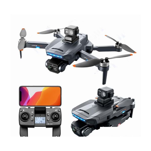 Drohnen K918Max Hindernisvermeidung 4K Hd Luftbildkamera Brushless GPS Outdoor Aircraft Fernbedienung Drone Drop Delivery Kameras P O Dhhwf