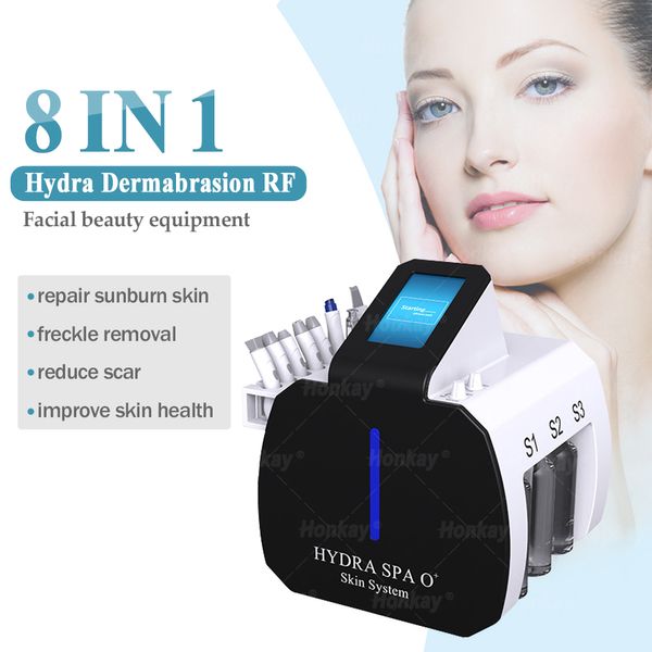 Equipamento de beleza multifuncional Microneeding RF Limpeza Face Skin Care RF Radiopência Hydra DermoBrasion