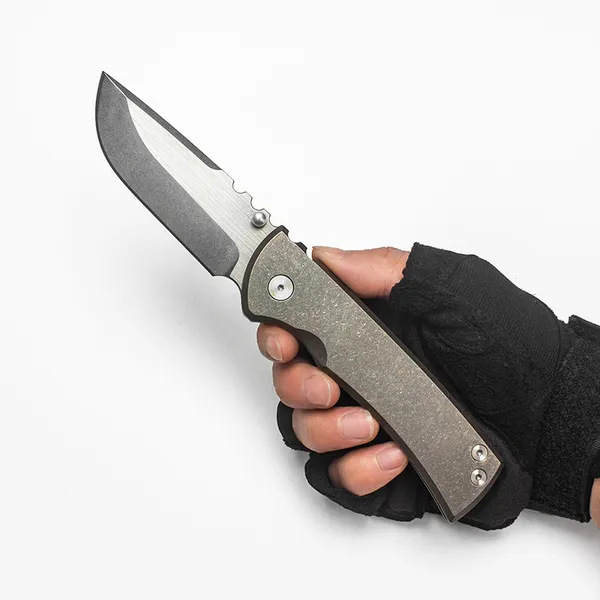 Limited Edition Chaves Redencion Custom 228 Klappmesser Starke S35VN-Klinge Titangriff Praktische Outdoor-Ausrüstung Pocket EDC Tactical Survival Tools