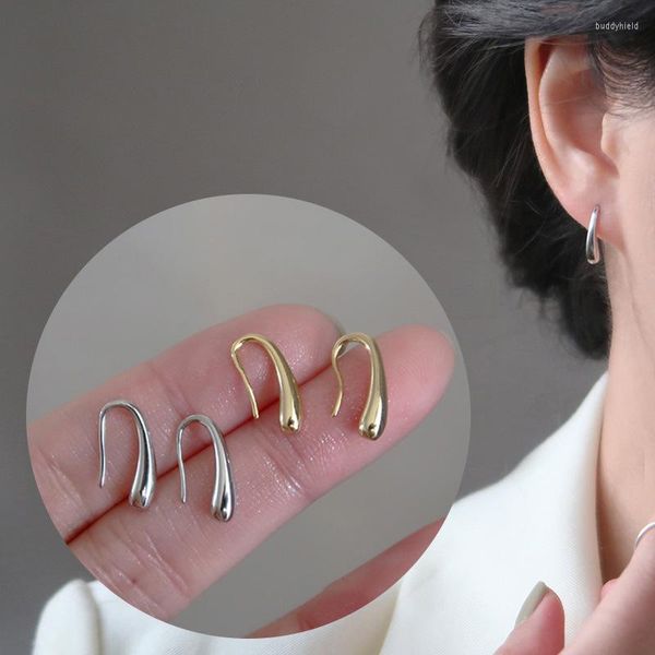 Baumeln Ohrringe Einfache Mode Stud 2023 Trend Schmuck Für Frauen Gold Silber Farbe Wassertropfen Zwei Verwenden Nette Koreanische Kleine Ohrring