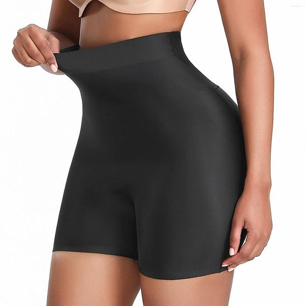 Damen Shapers Damen Sommer Hüfthose Hohe Taille Hebeübung Shapewear Shorts Latex Rock