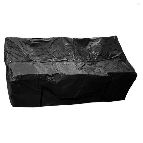 Borse portaoggetti Nero 210D Impermeabile Borsa extra large resistente Natale Albero di Natale Mobili Cuscino Cerniera Organizzatore Decorazioni Giocattolo