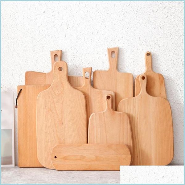 Tagliare blocchi faggio in legno blocco tagliente mtize spesse taglieri di legno soda per pane cucina goccia di biscotto goccia con goccia ho dhhdt