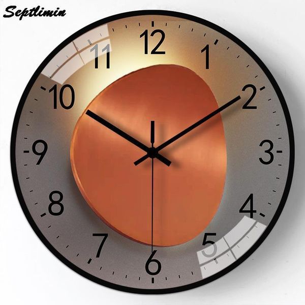 Настенные часы 8 -дюймовые арт солнечные настенные часы Ly разработанные детские пластиковые код времени часы для гостиничных комнат спальни дома или офисные украшения Reloj Furals 230329