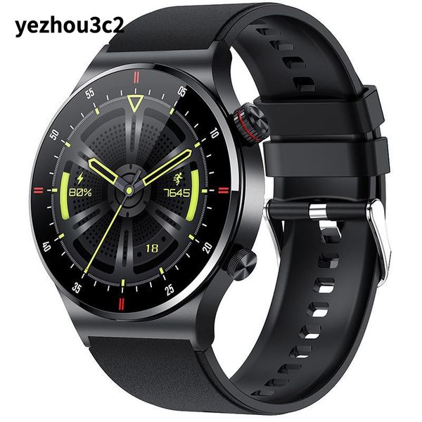Yezhou2 Multifuncional Bluetooth QW33 Pulseira Smart Watch com negócios de aço inoxidável Strap Fitness Sleep Tracker Função à prova d'água para homens