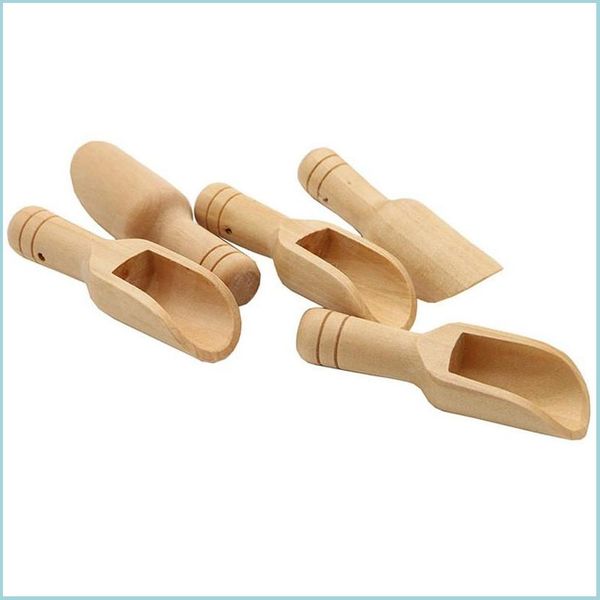 Cucchiai Cucchiaio in polvere Cucchiaio da bagno Sali da doccia Mini Scoop Spa Tool Detersivo per bucato Cucina Spice Scoop Drop Delivery Home Garden Di Dhf5A