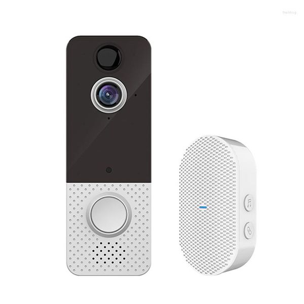 Campanelli WIFI Video Campanello T8 Smart Camera IP 1080P Anello del telefono Campanello per porte per appartamenti Allarme IR Citofono di sicurezza wireless