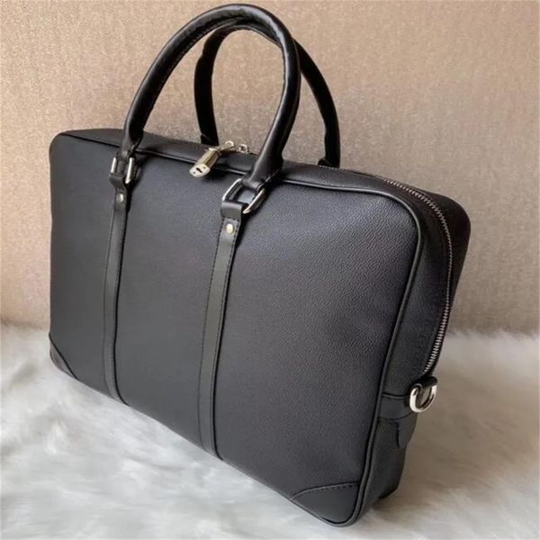 2023 Dokumente Reisetasche Herren Damen Laptop Handtaschen Business Luxus Designer Handgestrickte Aktentaschen PU Leder Handtasche Dokumententasche Computertaschen M41478