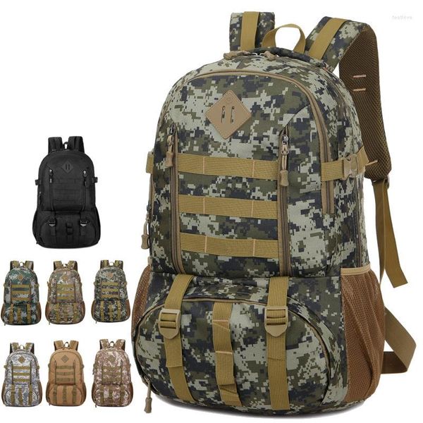 Backpack Military Tactical caminhada acampamento Daypack ombre