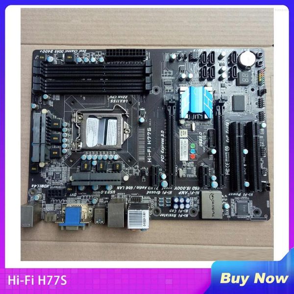 Материнские платы Hi-Fi H77s для BioStar H77 USB3 SATA3 1155 Материнская плата будет тестировать перед