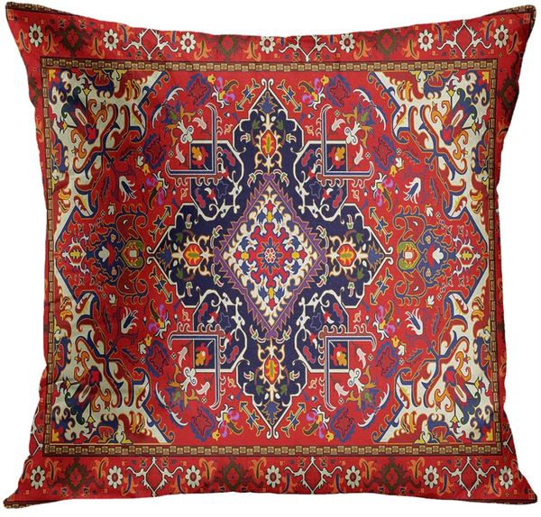 Großhandel Qualität Kissenbezug Bohemian Retro Ethnic Style Short Plüsch Kissenbezug Schlafsofa Dekoration