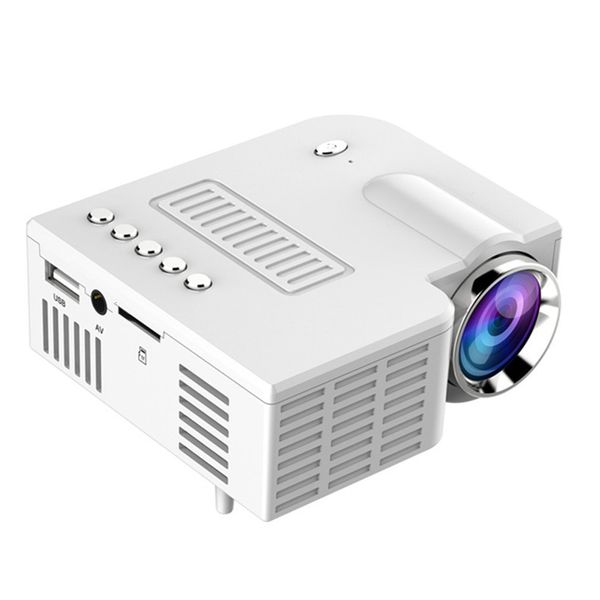 Projetores mini vídeo portátil LED WiFi UC28C 1080p Cinema Home Cinema Game Office White 230331