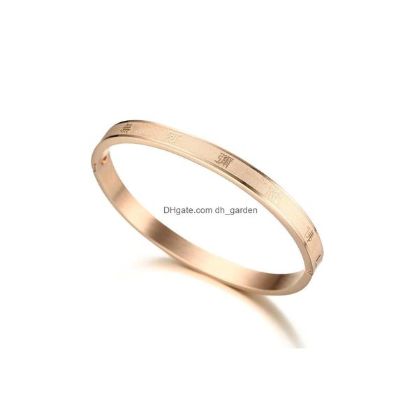 Kette Neue Ankunft Tibetischen Buddhismus Armreif Für Frauen Gold Sier Rune Zauber Energie Snap Armbänder Gebet Glücklicher Reichtum Dhgarden Dhe1K