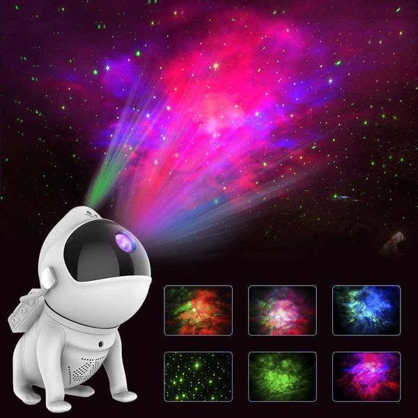 Nachtlichter Weltraum Hund Nachtlicht Galaxie Stern Astronaut Projektor App Nebel Lampen Led Lichter Für Kinder Schlafzimmer Dekoratives Geburtstagsgeschenk P230331