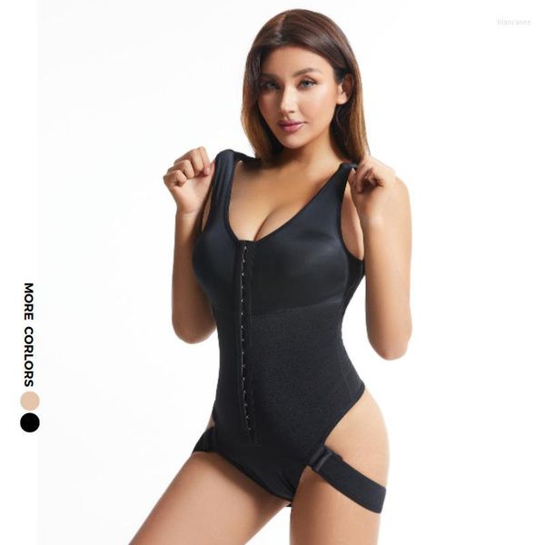 Intimo modellante da donna Abbigliamento modellante per il corpo Petto stretto in vita abbottonato Pettorale per il sollevamento dell'anca Vestito Shapewear Donna Controllo della pancia