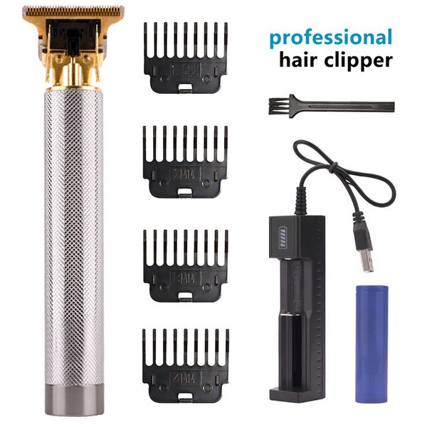 Rasoio elettrico ricaricabile USB Tagliacapelli Tagliacapelli professionale Barbiere Rasoio Trimmer Barba Tagliacapelli da uomo Rasoio elettrico Dropshipping