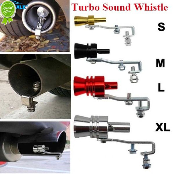 Novo simulador de som universal carro turbo sons de apito de veículo de reabastecimento de dispositivo de exaustão Turbo Sound Whistle Car silenciador de turb