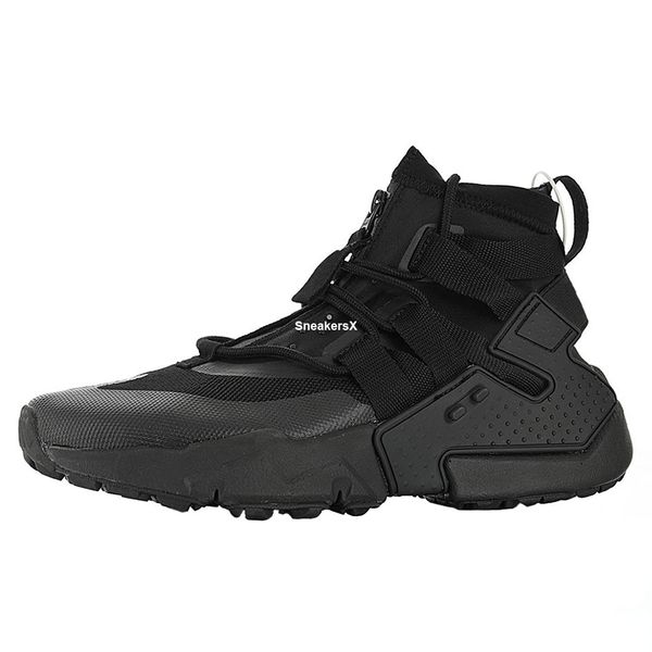 Huarache Gripp Triple Black Sports Shoes para homens Huaraches Boot Womens Hurache Running Women Women Huraches Sport Boots Man Sneakers AO1730-002