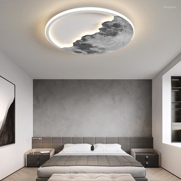 Потолочные светильники современная луна светодиод для гостиной спальни кухонная детская лампа для творчества