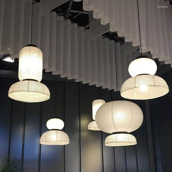 Pendelleuchten Nordische Einfache Lichter Reispapier Wohnzimmer Schlafzimmer Chinesische Künstlerische Konzeption Design Retro Restaurant Lampe