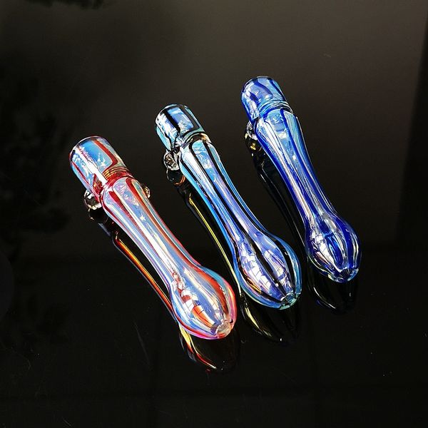 WL02 Pfeife Pyrex-Tabakpfeife Bunte Mini-Glasölbrennerpfeife Handpfeife Kleine Dab Rigs Auf Lager