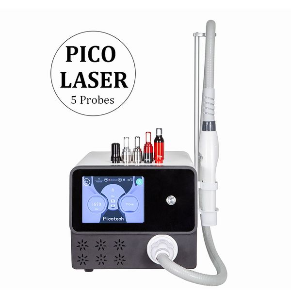 Hot Sales Desktop Picosegund Laser 1064 Máquina de remoção de tatuagem Q interruptor nd YAG Remoção de hiperpigmentação Equipamento de beleza Equipamento de beleza CE FDA