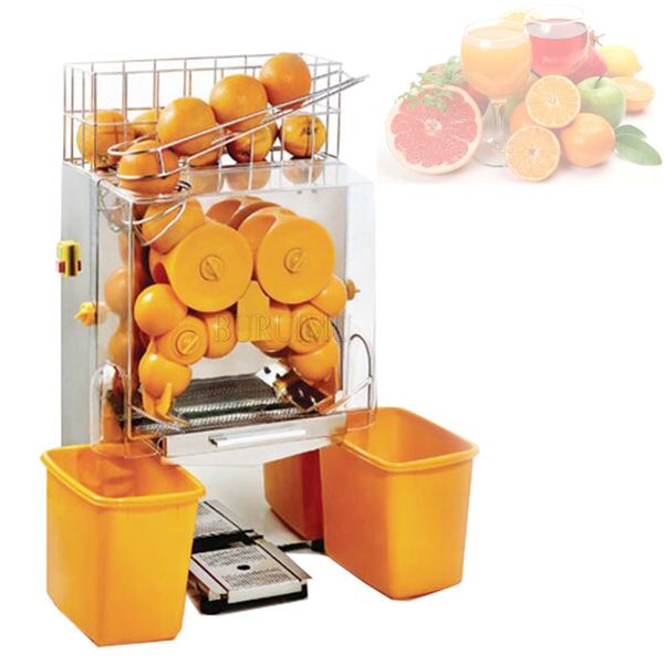 Máquina de suco de laranja Comercial automática Loja de chá Separação de resíduos de romã Prensa fresca 220 V/110 V