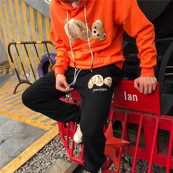 Felpa con cappuccio per uomo Plam Fashion Angle Cotton Unisex Designer Able 2022 Guillotine Bear ricamato e giacca da donna High Street Loose Bf 3t72 Br Rivuyhl8