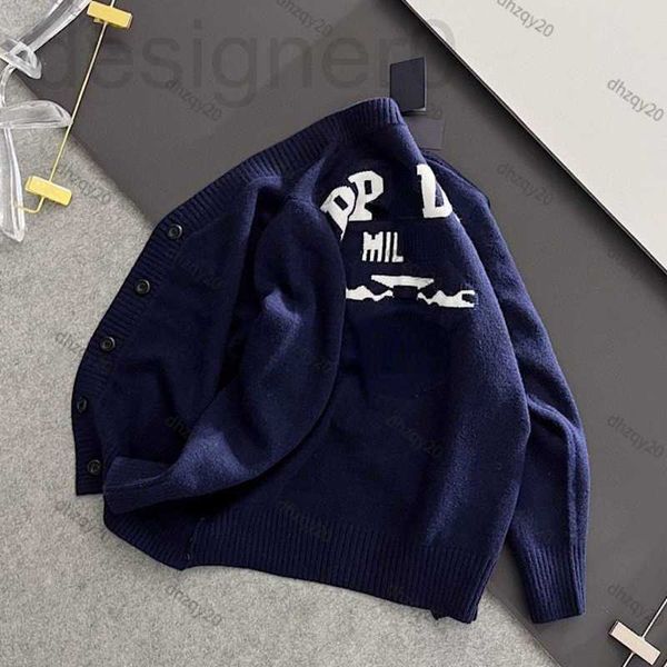 Erkek kazakları popüler sweater tasarımcı beyzbol ceketi kış jakar mektup yün örgü ceket erkek ve kadın sıcak sweatshirt rahat gömlek moda gevşek üst t44g