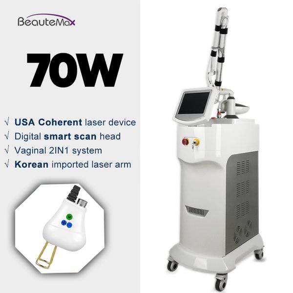 Macchina di bellezza 10600nm per trattamento frazionario di foton laser Co2 per il resurfacing della pelle cicatrici da acne