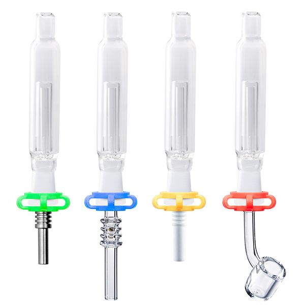 Vaping_dream CSYC NC030 Glass Bong Rauchrohre 10mm Keramikspitze Quarz Banger Nagel Clip Shisha Atomizer DAB Rig Wasser Perc Bubbler Rohr